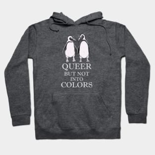 Queer But Not Into Colors - Humboldt Penguins - Gay Penguins Hoodie